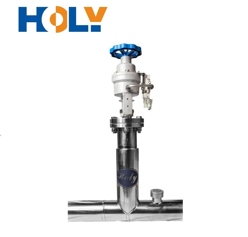 DN100-150 Vacuum Insulated Pneumatic Shut off Valve which controls ...