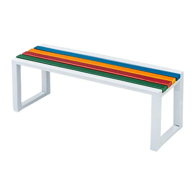 Cheap Price frame colorful bench outdoor leisure park bench