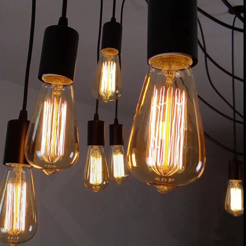 銅鑼 ST64 Edison 60W Retro Bulbs - Vintage Squirrel Cage Filament