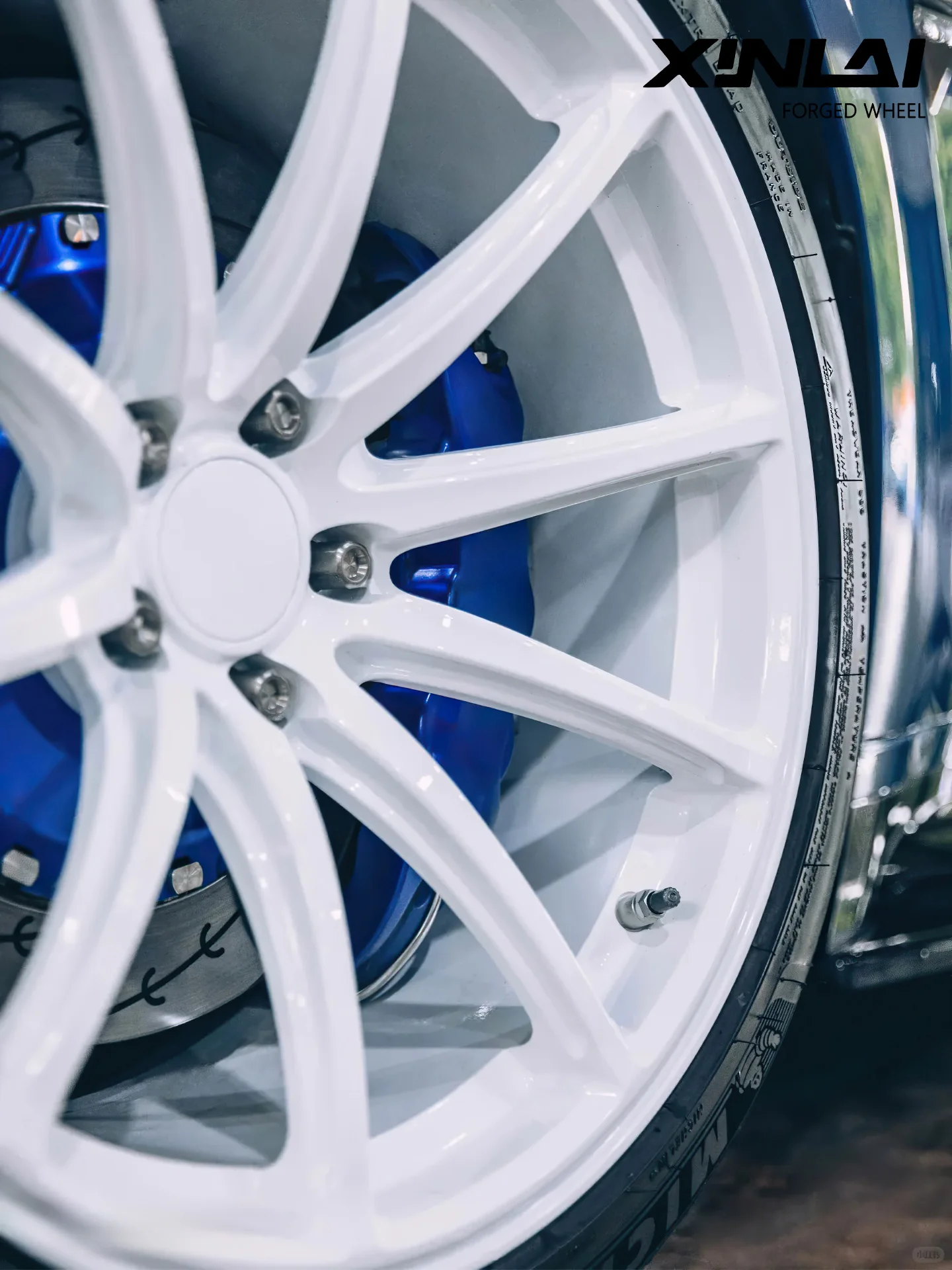 XINLAI 1-Piece Custom Forged White Wheels 5x112 5x120 5x114.3 Wheels Racing Car Alloy Rim for bmw audi benz - Image 4