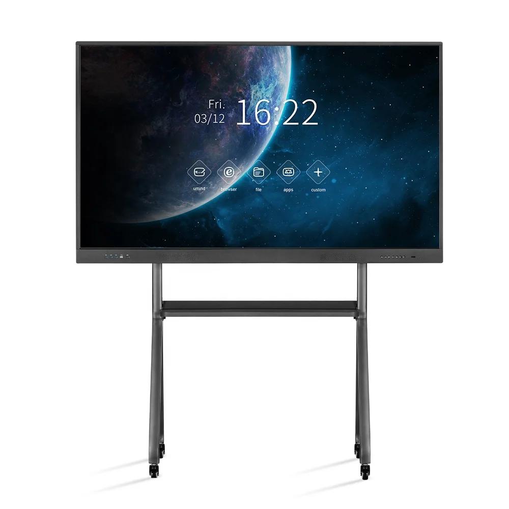 New Design Adjustable Stainless Steel Tv Mobile Smart Board Stand ...