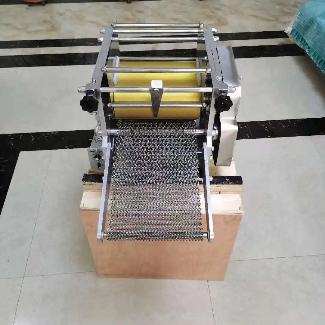 Fully automatic industrial mexican corn tortilla taco press bread roller making machine maker price for restaurant home tabletop
