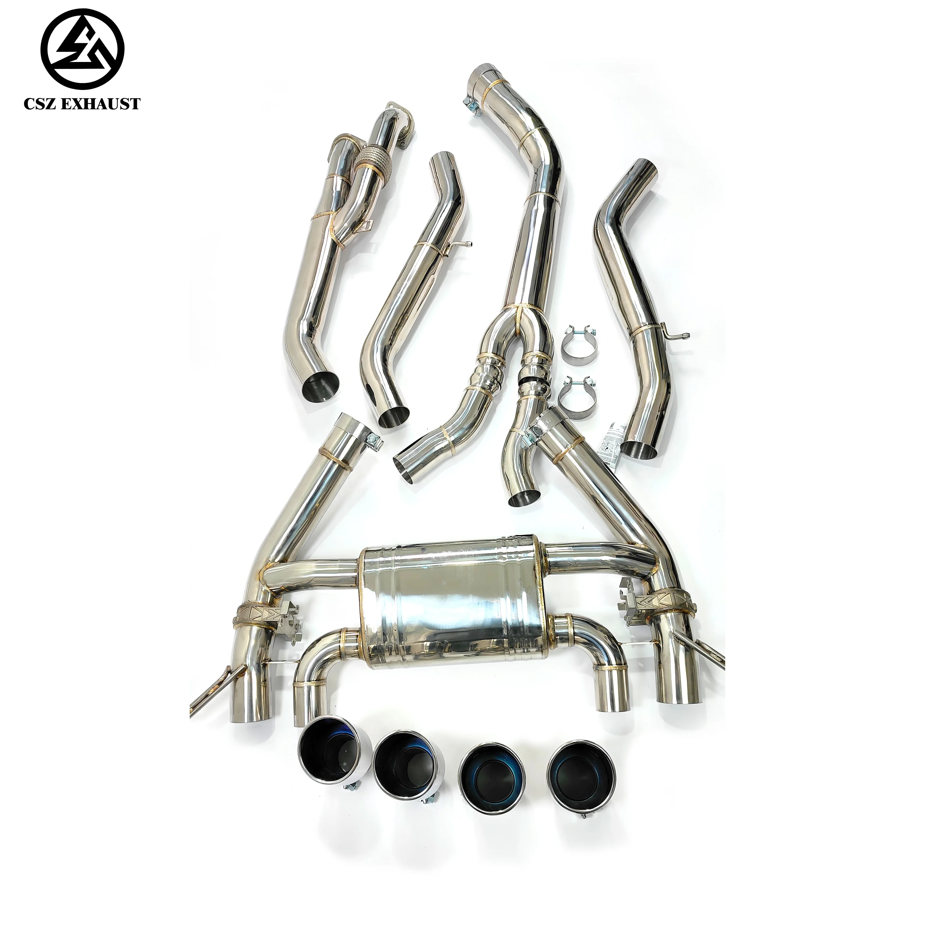 CSZ Stainless Steel Catback Exhaust System for BMW M3 M4 G80 G82