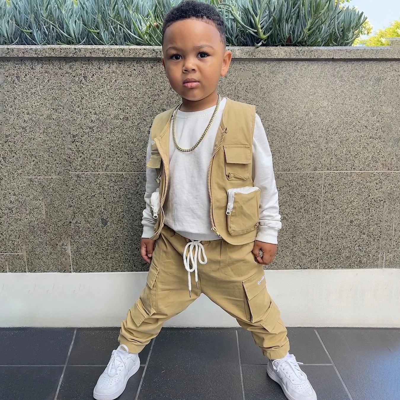 Wholesale Streetwear Custom Designer Luxury Toddler Boy Multi Pocket ...