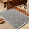 Polyester-cotton waffle pattern - minimalist gray