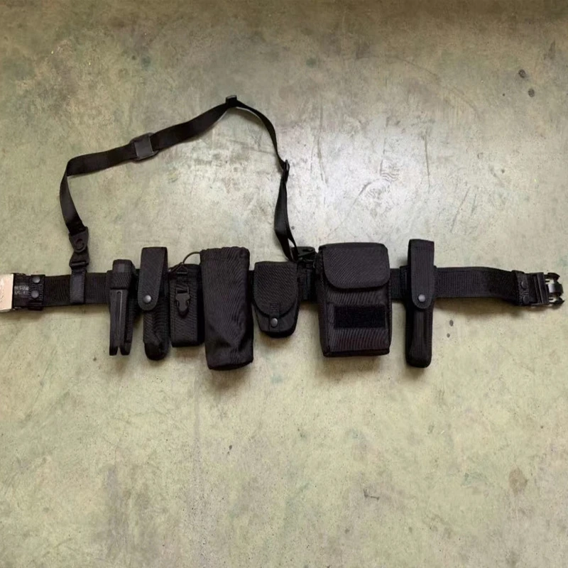 Durable Nylon Multifunctional Wear-resistant Multifunctional Outer Waistband with Waist Closure Portable Security Belt