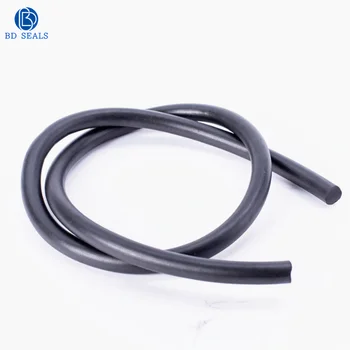 Solid Extrusion Profile Customized Colors NBR Nitrile EPDM Silicone FKM FPM Rubber O Ring Cord