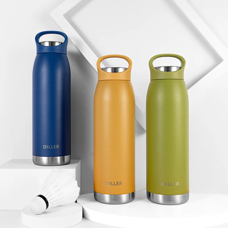 Diller Water Bottle Custom Double Wall Insulated Stainless Steel Metal ...