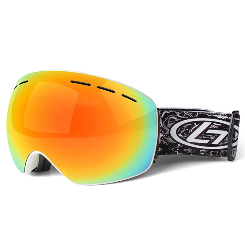 Snow Ski Goggles UV400 Anti-fog Mask Sun Glasses Skiing & Gloves for Women Men 