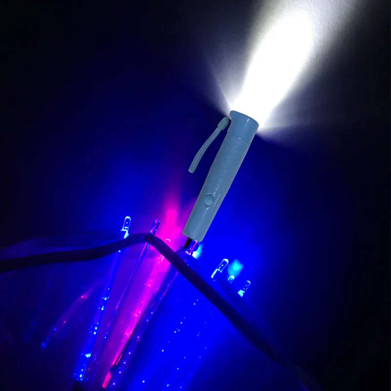 High Quality Colorful Luminous Umbrella Led Lighting Bubble Dome  Oversized Transparent Custom clear Umbrella