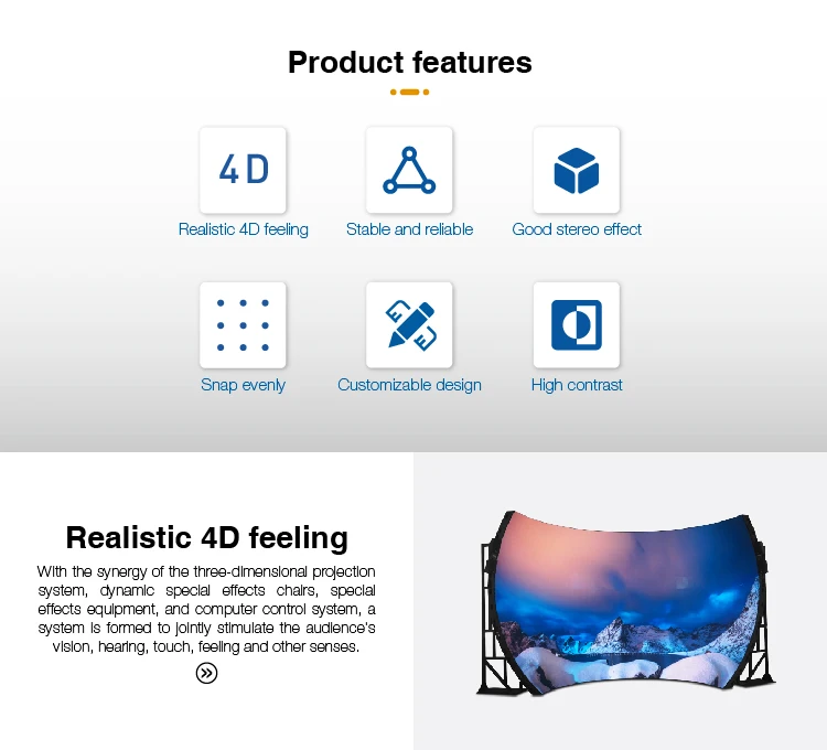 4d Experience Dome Led Screen P2 Dome Led Display Creative Screen