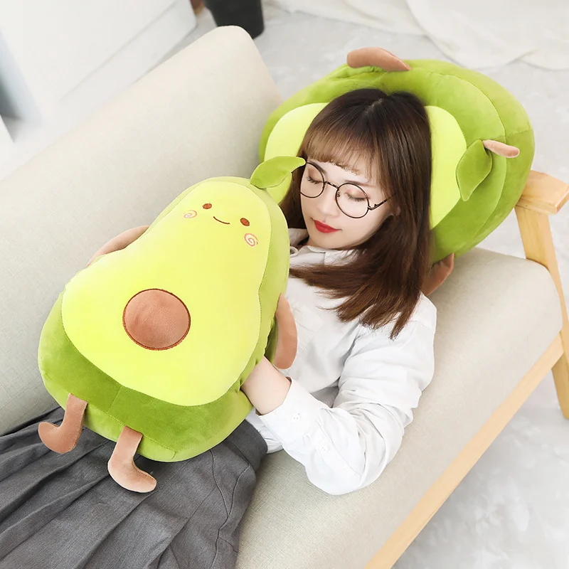 Listo para enviar Aguacate Felpa Lindo Verde 35cm Planta de