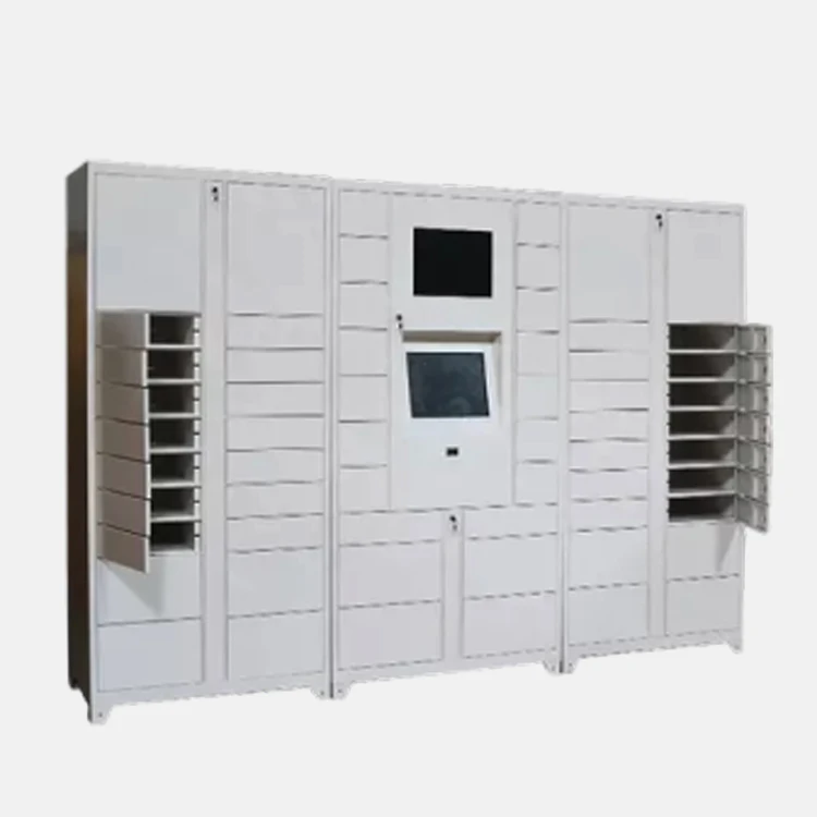 Fingerprint Delivery Intelligent Gym Outdoor Parcel Locker System Digital Electronic Steel Smart Metal Storage Lockers