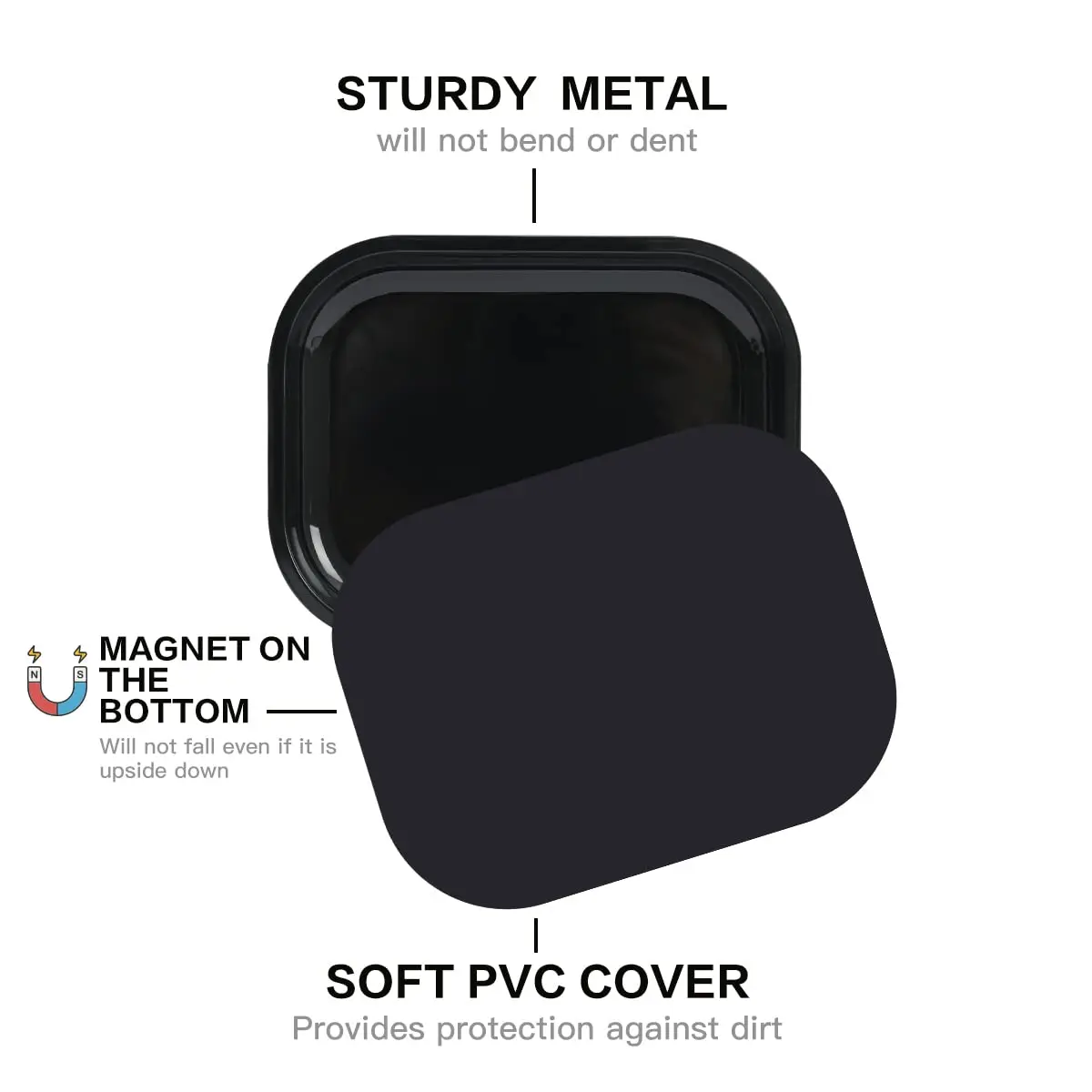 18*14cm Tin Herb Trays Double Sided Sublimation Metal Mini Rolling Tray