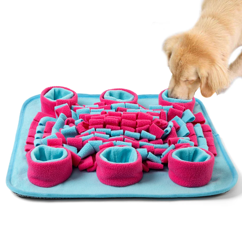 Snuffle Mat Pet Dog Feeding Mat Durable Interactive Dog Puzzle Toys Encourages Natural Foraging Skills