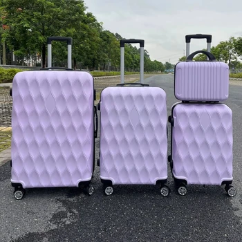 Manufacture ABS wholesale business travel trolley Customized personalized luggage Suitcase Sets