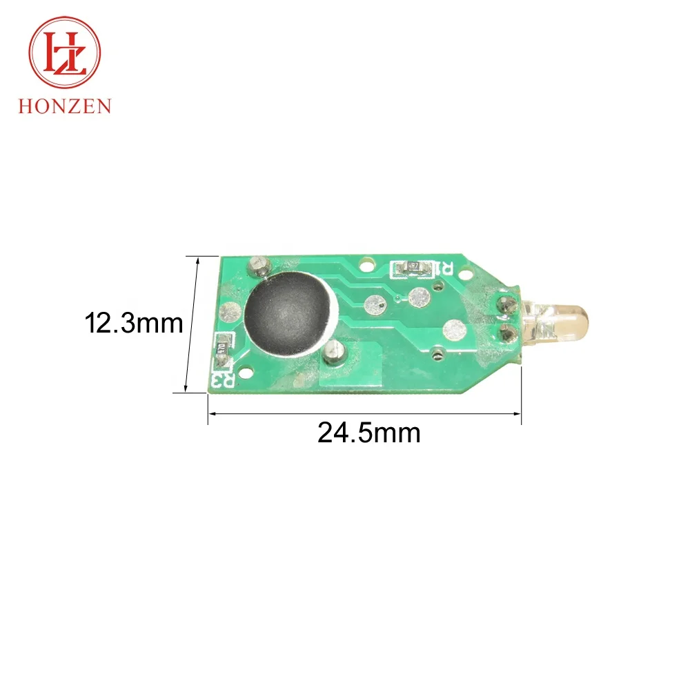 Single Button Operated Pcba Board Mini 3mm Led Diode Lights