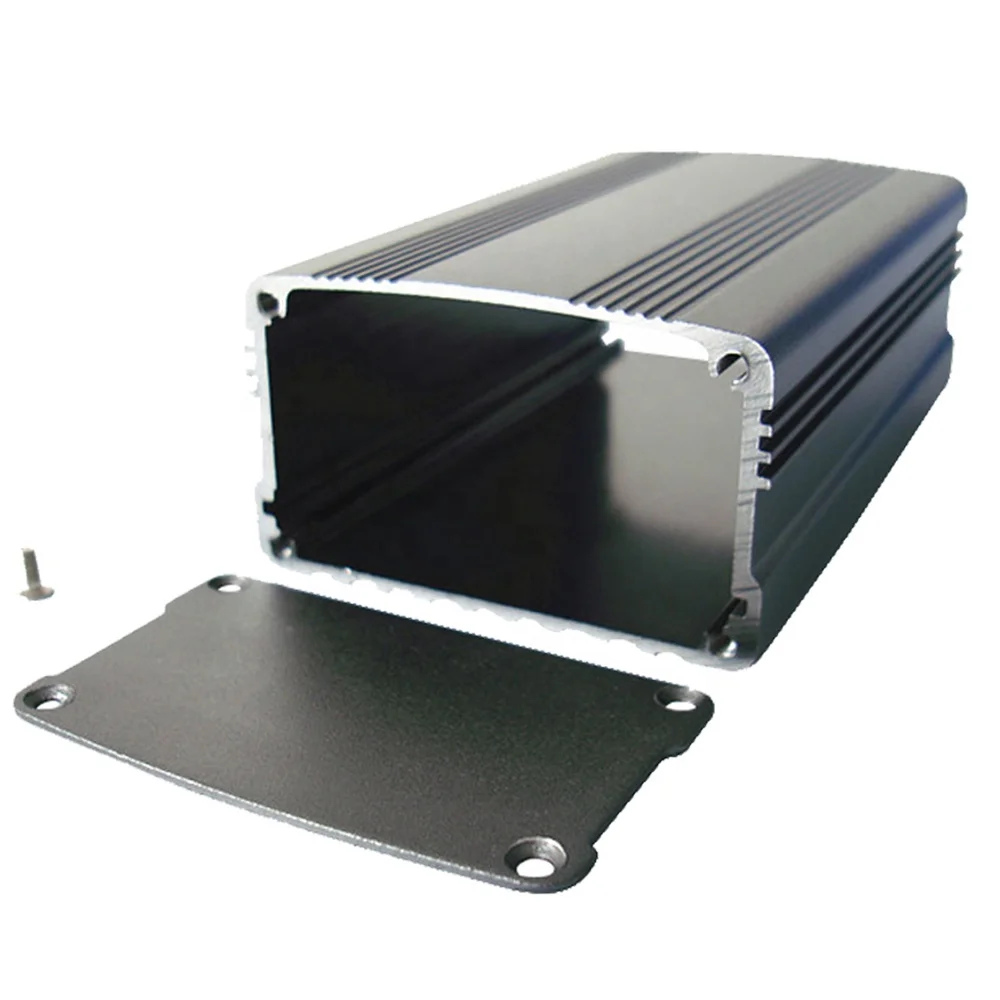 Electronic Shell Prototype Extruded Aluminum Electronic Enclosure/ Aluminum Extrusion Enclosure PCB Housing Box 63*38mm