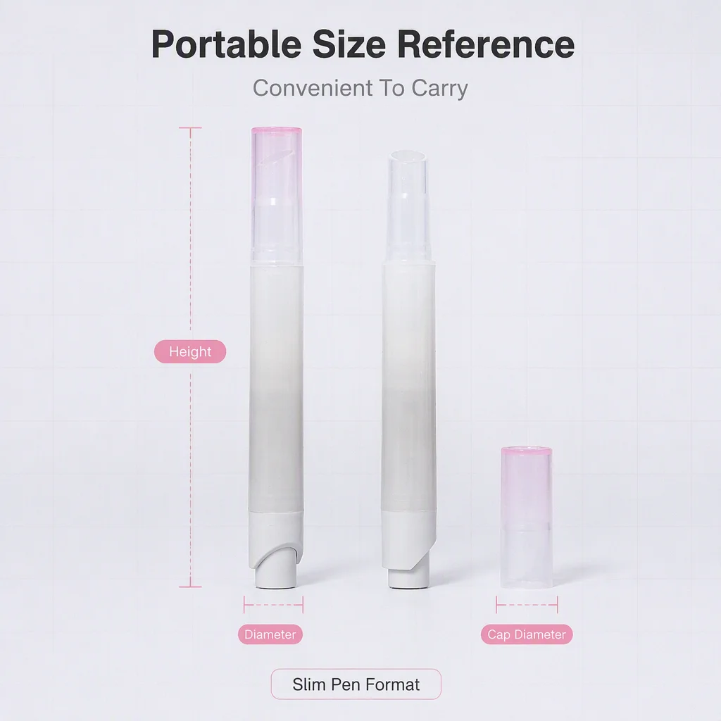 Lip Gloss Tube Product Dimensions