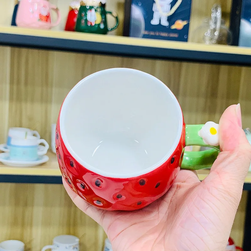 Promotion Clearance Creative Strawberry Coffee Mugs Ceramic Mug