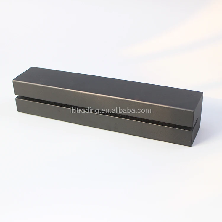 Block Sign Base Black Painting Chalkboard Sign Wood Base with Slot Custom High Quality A4 A5 A6 A7 Acrylic Sign with Wooden Base