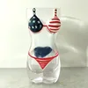 90ml blue red bikini