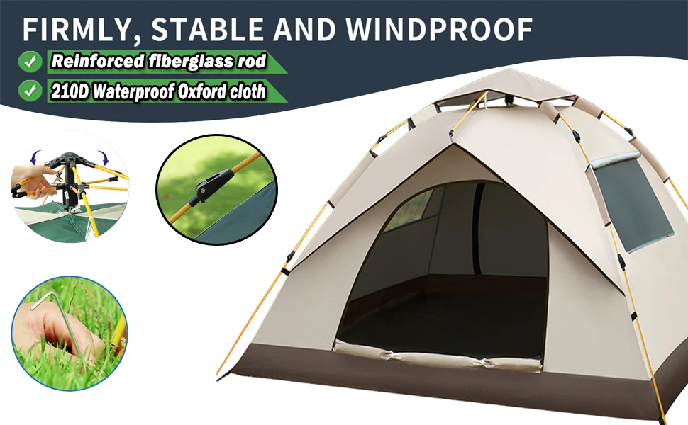 Wholesale Camping Tent Custom Outdoor Wedding Inflatable Waterproof House Oxford Canvas Camping