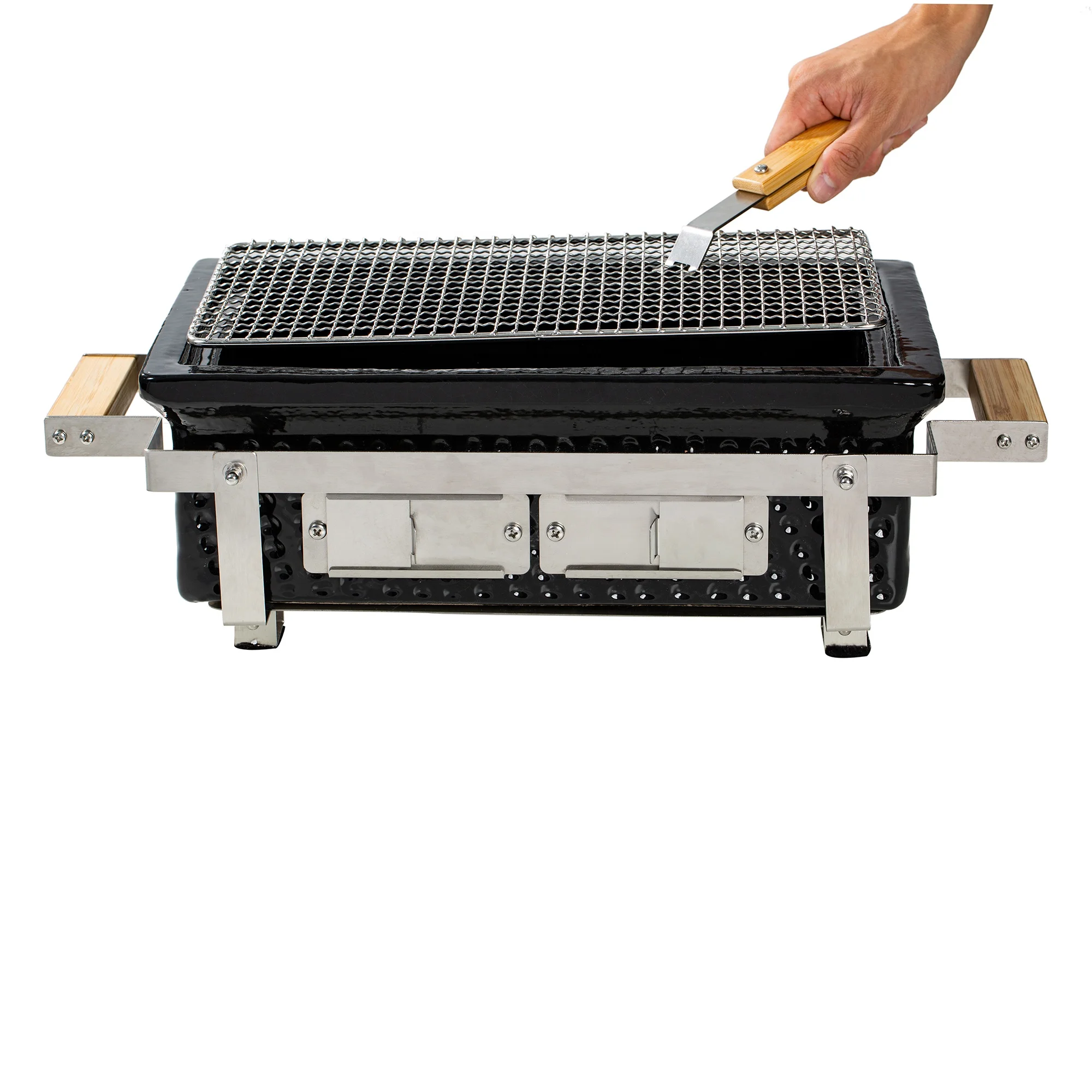 Premium Tabletop Bbq Charcoal Grill Japanese Yakiniku Grill Ceramic