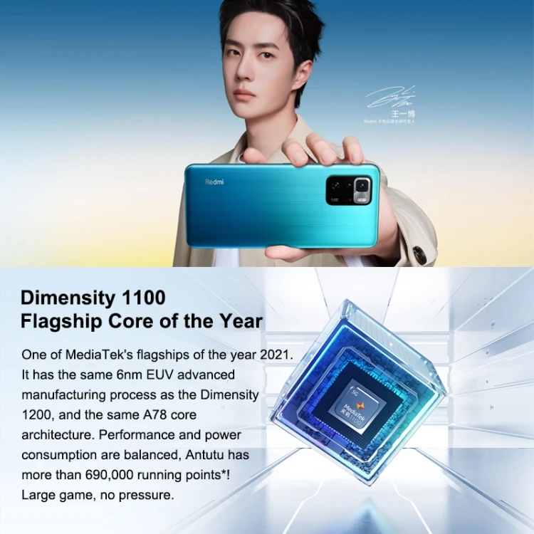 グローバルROM版 純正Redmi Note 10 Pro 8GB 6.6インチ FHD+ Super