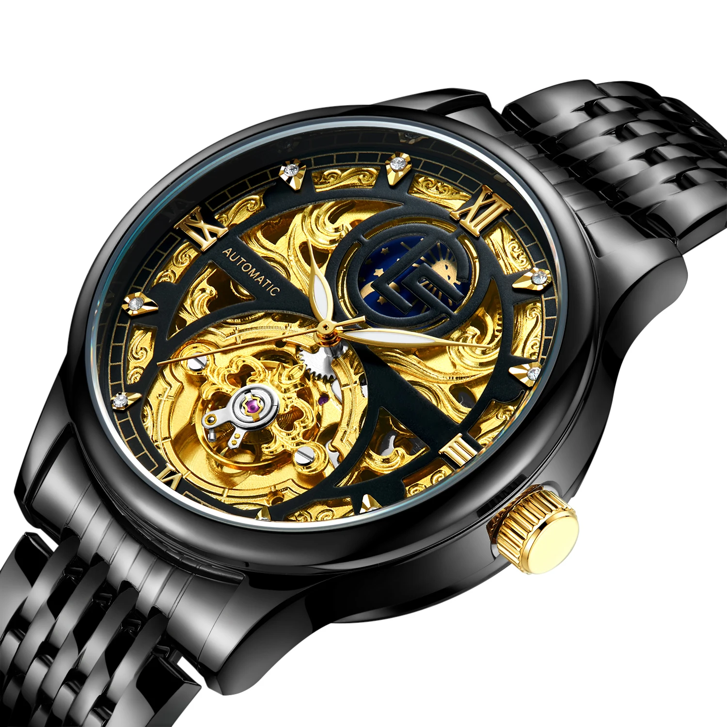 Skeleton Watch Automatic Wholesale Men Watch Oem Orientt Clasico Waterproof  Watches Men Luxury Brand Automatic