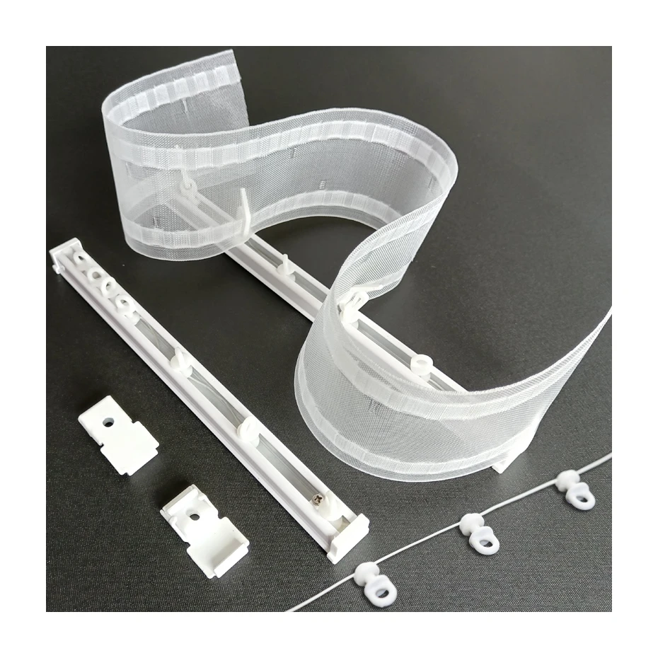 리플 폴드 알루미늄 트랙이있는 가정용 럭셔리 S 웨이브 리플 폴드 커튼 트랙 러너| Alibaba.com