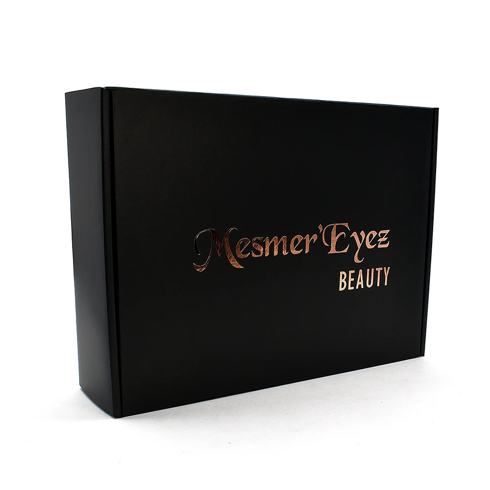 Customized logo for Factory Samples, Black Cosmetics, Corrugated Packaging, Mailbox Transport Box factory