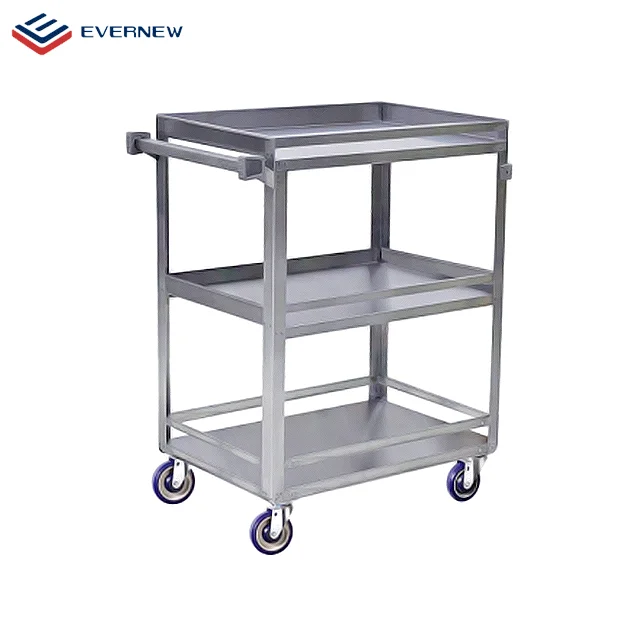 Magna Cart 2-Tier Foldable Shopping Hospitality Utility Cart w