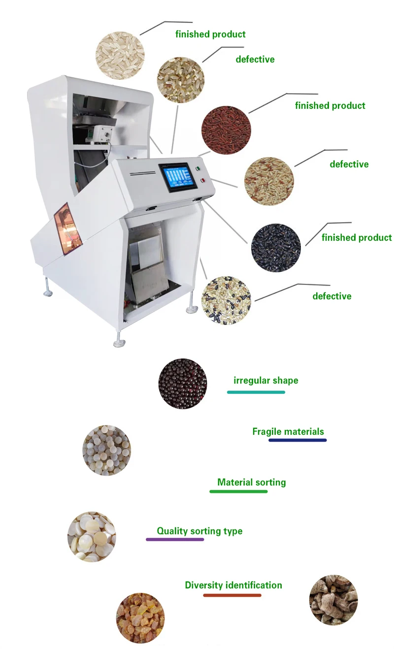 New Design Pistachios Sorting Coffee Beans Color Sorter Machine With ...