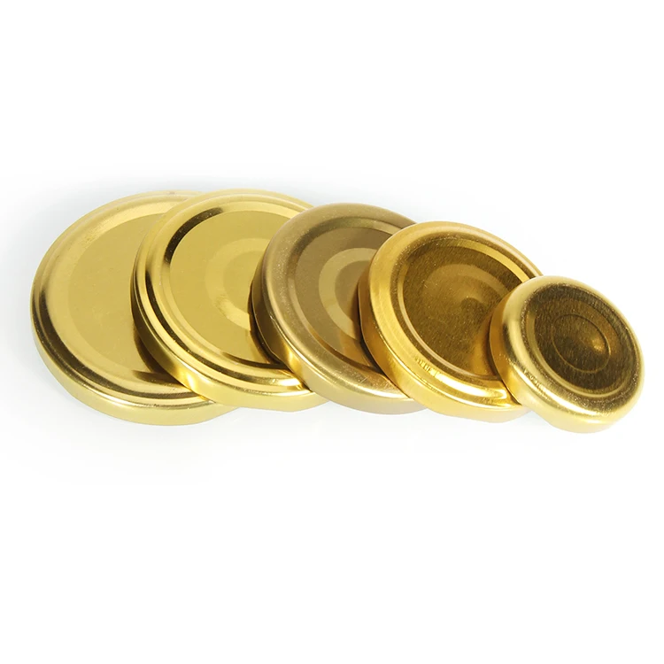 Hoement 50 Stück Luftdichte Glasdeckel Mit Alu-Kappen & Mini-Holzlöffeln - 53mm Für Einmachgläser