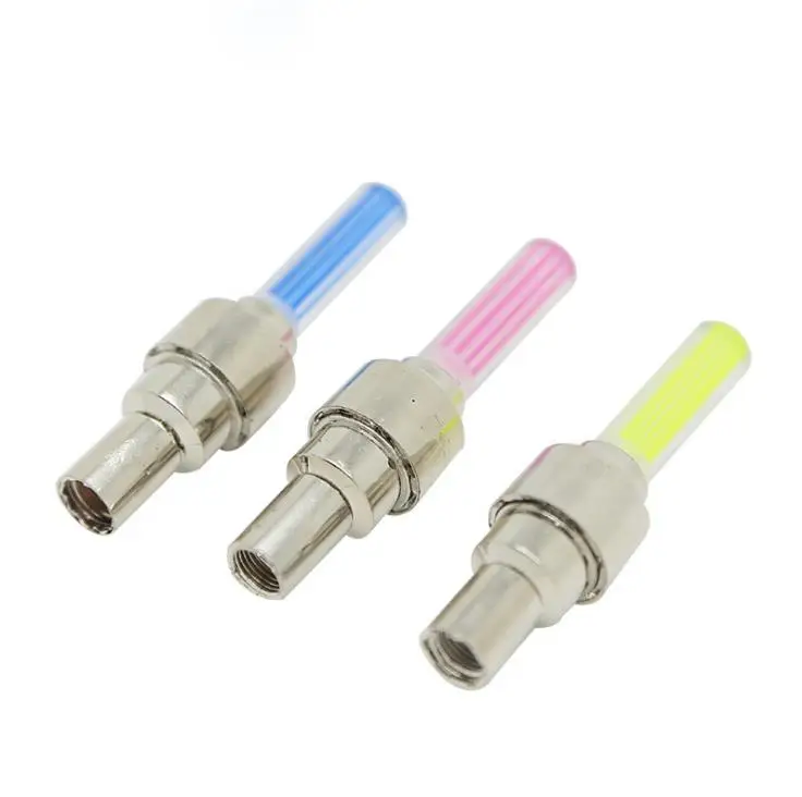2 Pezzi Tappi Valvola Pneumatici Con Luce LED – Per Bici, Moto, Auto – Colori Vari - Foto 4