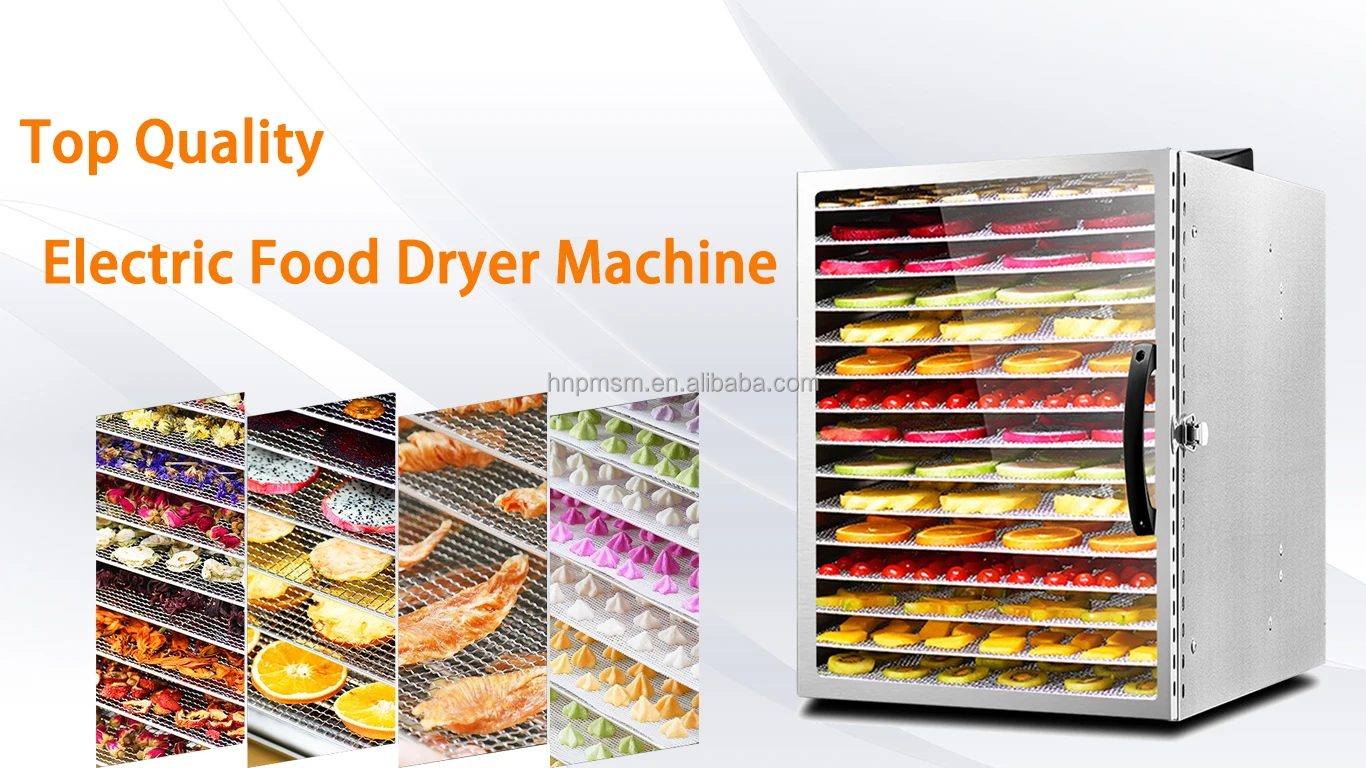 Durable Fish Drying Machine Top Quality Food Tray Dryer Stainless Steel