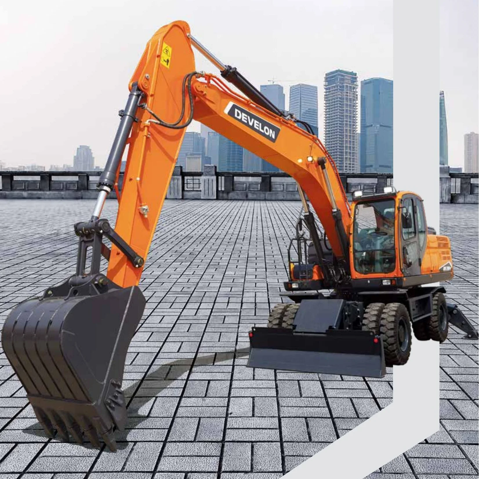 Doosan Develon DX210W-7B Excavator Wheel Original Manufacturer