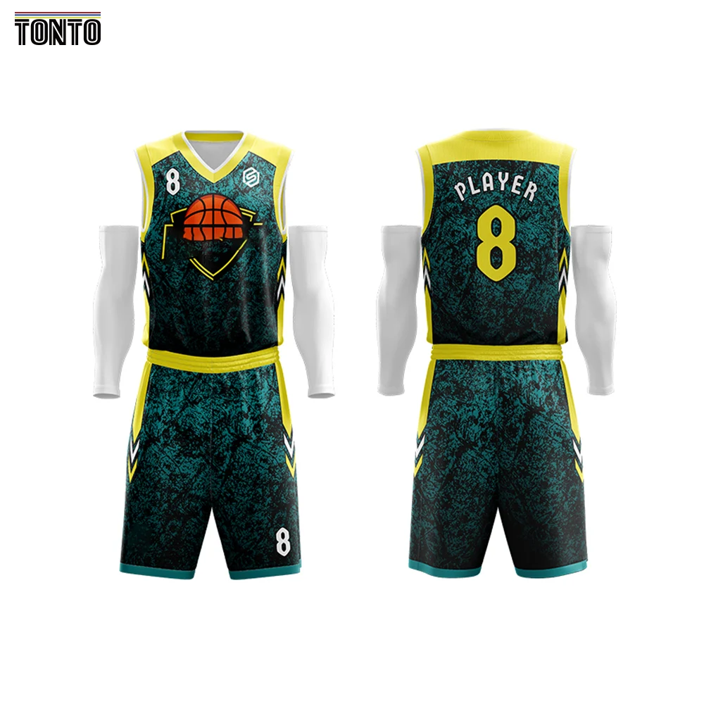 TOPTIE Custom Reversible Basketball Jersey (Double Sides Name