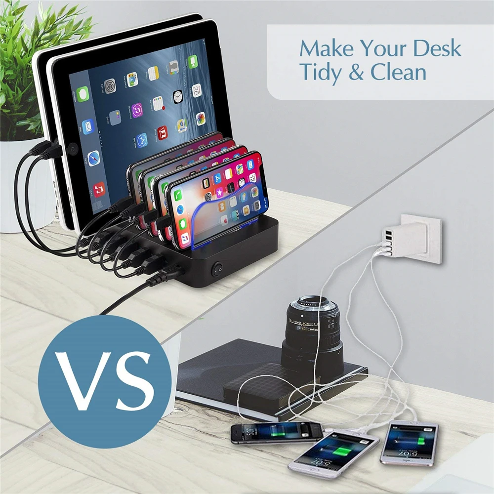 Port USB Charging Station Smart, Fast, and Reliable