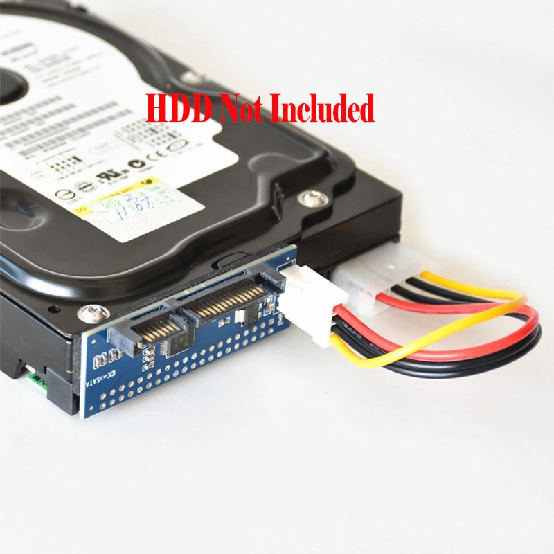 HDD 3.5 IDE to SATA Adapter Hard Disk Converter PATA IDE 39/40Pin to SATA 22Pin Hard Drive Connector With Data Cable