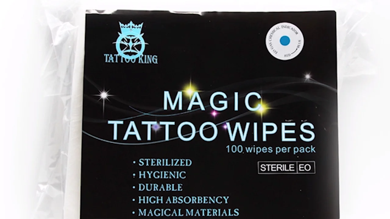 Sterilized Tattoo Tissue Clean Paper For Green Blue Soap Waterproof