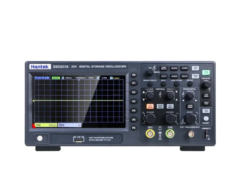 100mhz Digital Oscilloscope Hantek Dso2c10 Digital Oscilloscope Dual Channel 100mhz Bandwidth Handheld Economical Oscilloscope