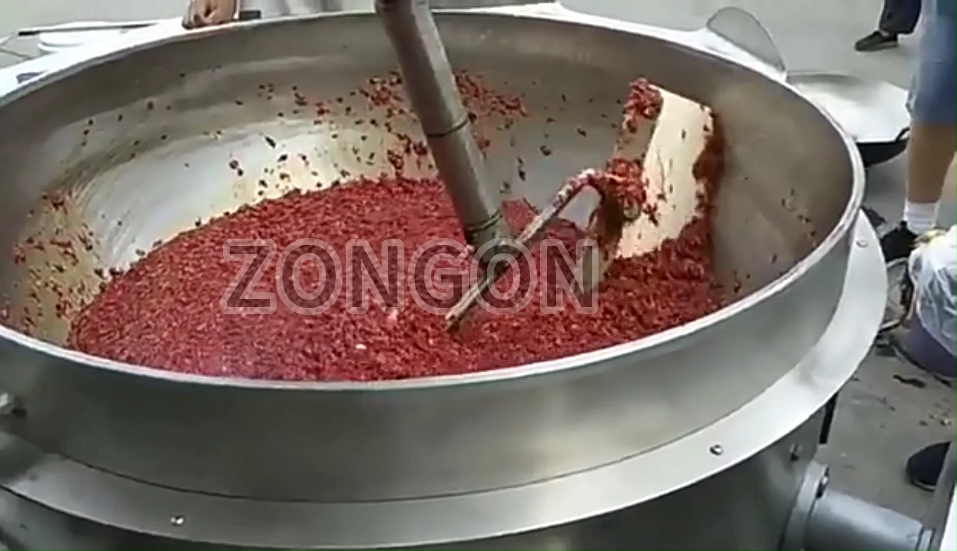 Tilting Type Industrial Jacketed Cooking Kettle With Agitator Buy