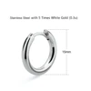 15mm Silver Stainless Steel
