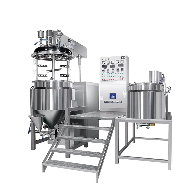 Косметическая машина из нержавеющей стали вакуумный эмульгирующий Миксер с гомогенизатором смешивающий