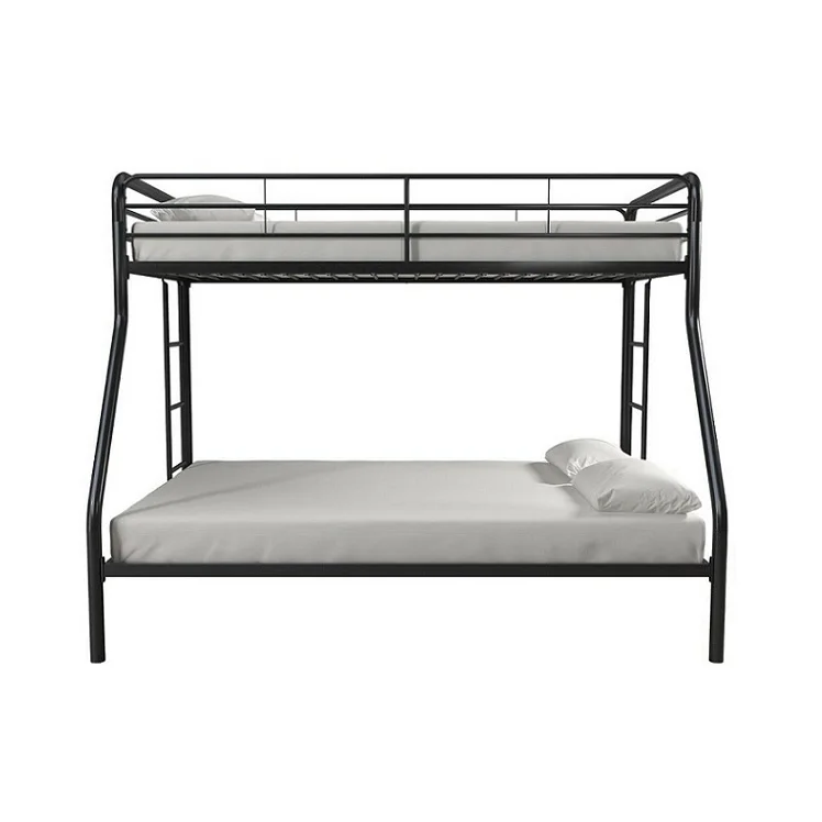 bunk bed with mattress set