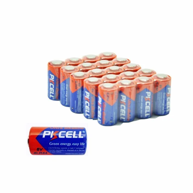 40 Pcs 4LR44 Bulk 6V Alkaline Battery Compatible With 476A 4LR44 A544