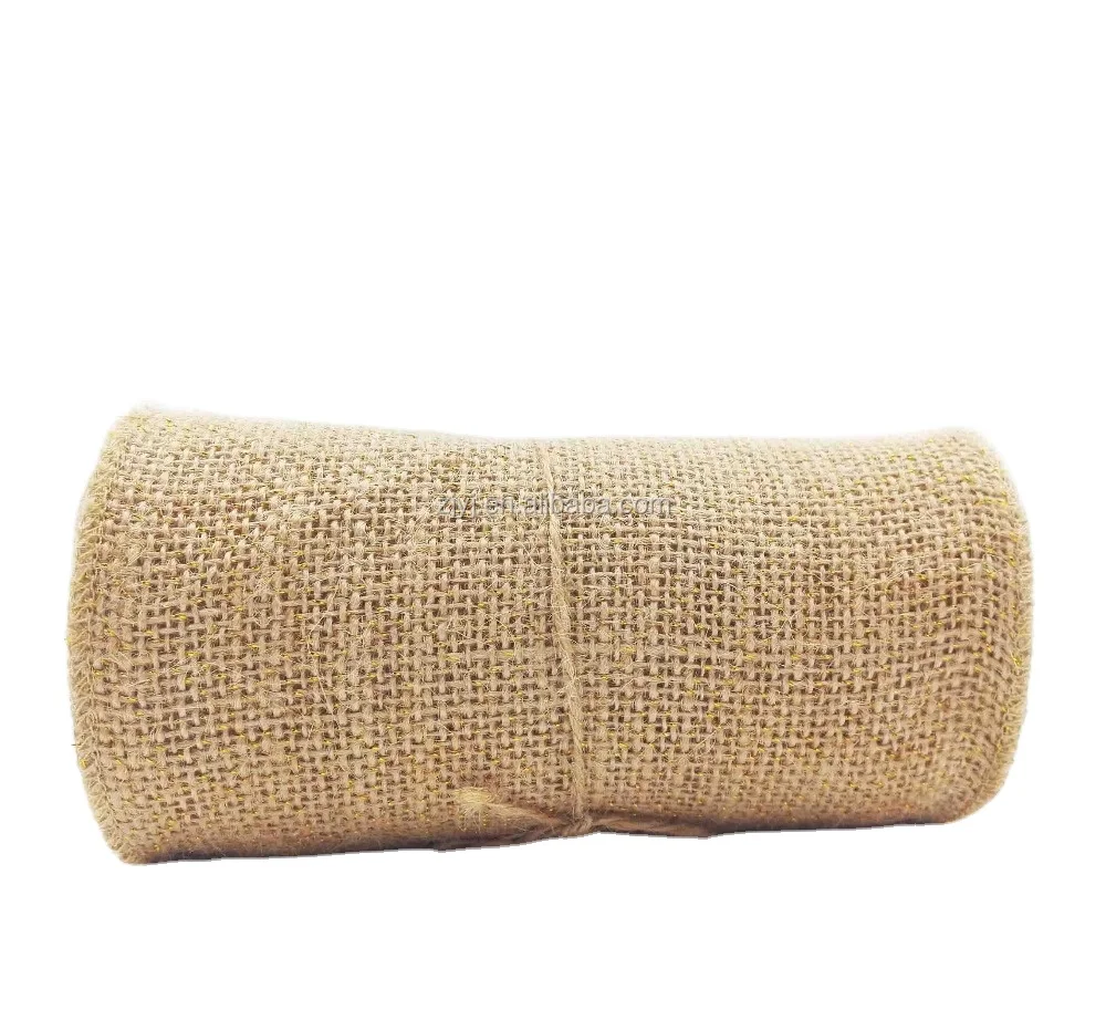 coloured hessian ribbon