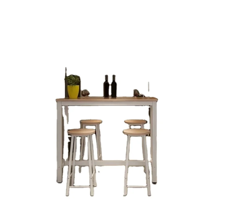 Creative Wall Partition Simple High Stool Small Bar Table Combination